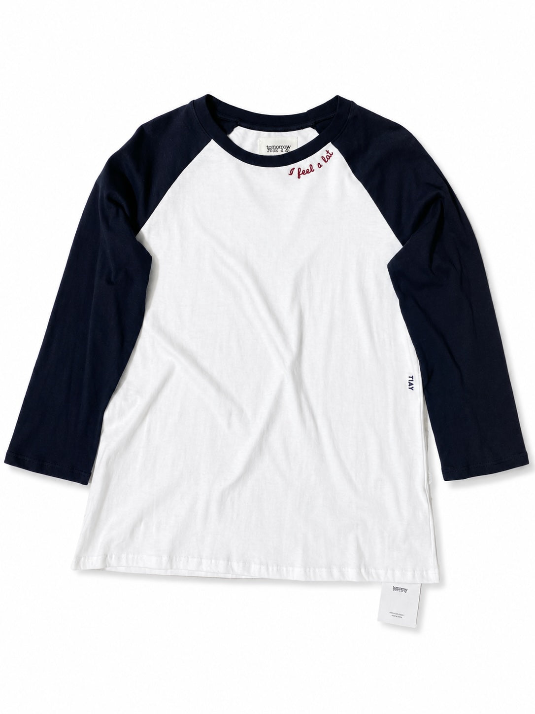 I FEEL A LOT - Relaxed-Fit Raglan Baseball T-shirt