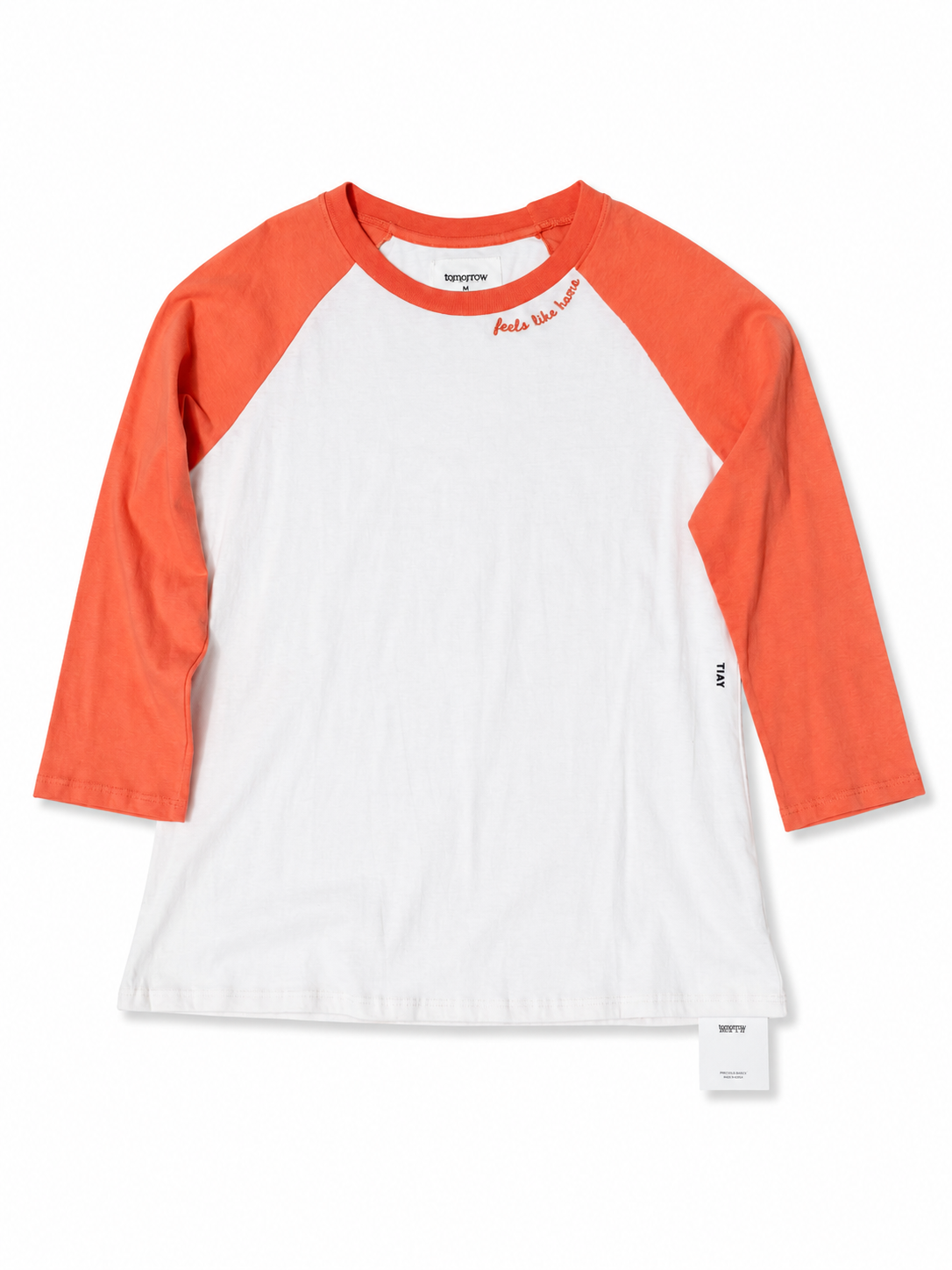 FEELS LIKE HOME - Relaxed-Fit Raglan Baseball T-shirt