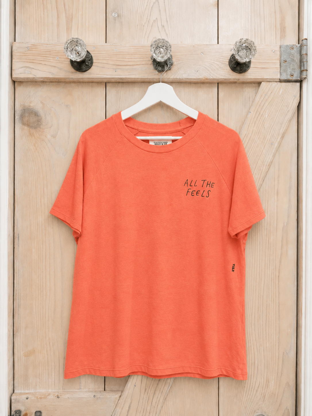 ALL THE FEELS - Short Sleeve Premium Raglan T-Shirt - XL