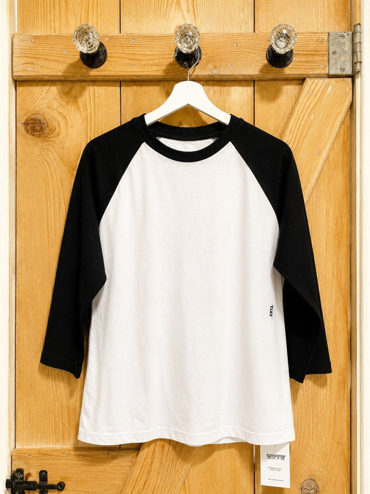 Premium Heritage Slim Fit Raglan Baseball T-Shirt - L