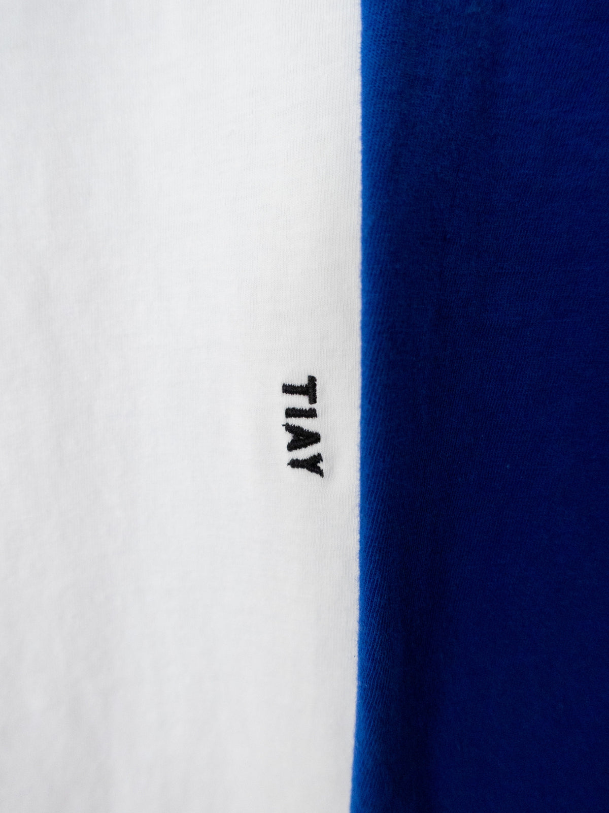 Relaxed-Fit Raglan Baseball T-shirt - Royal Blue/White