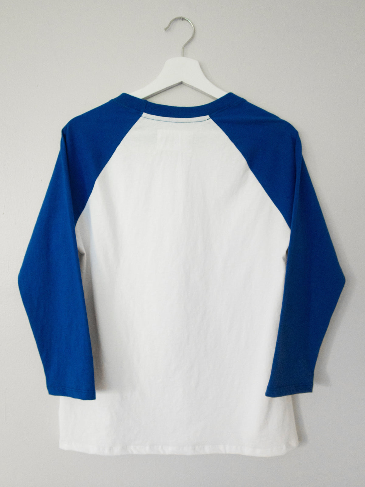 Relaxed-Fit Raglan Baseball T-shirt - Royal Blue/White
