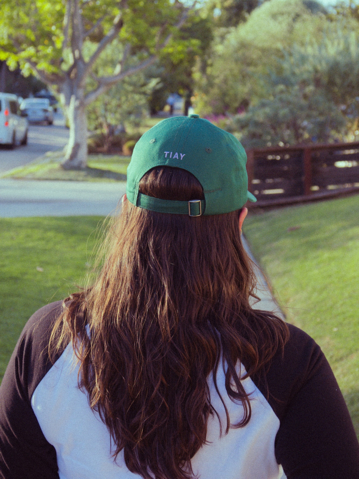 I FEEL A LOT Baseball Hat - Hunter Green/Lavender