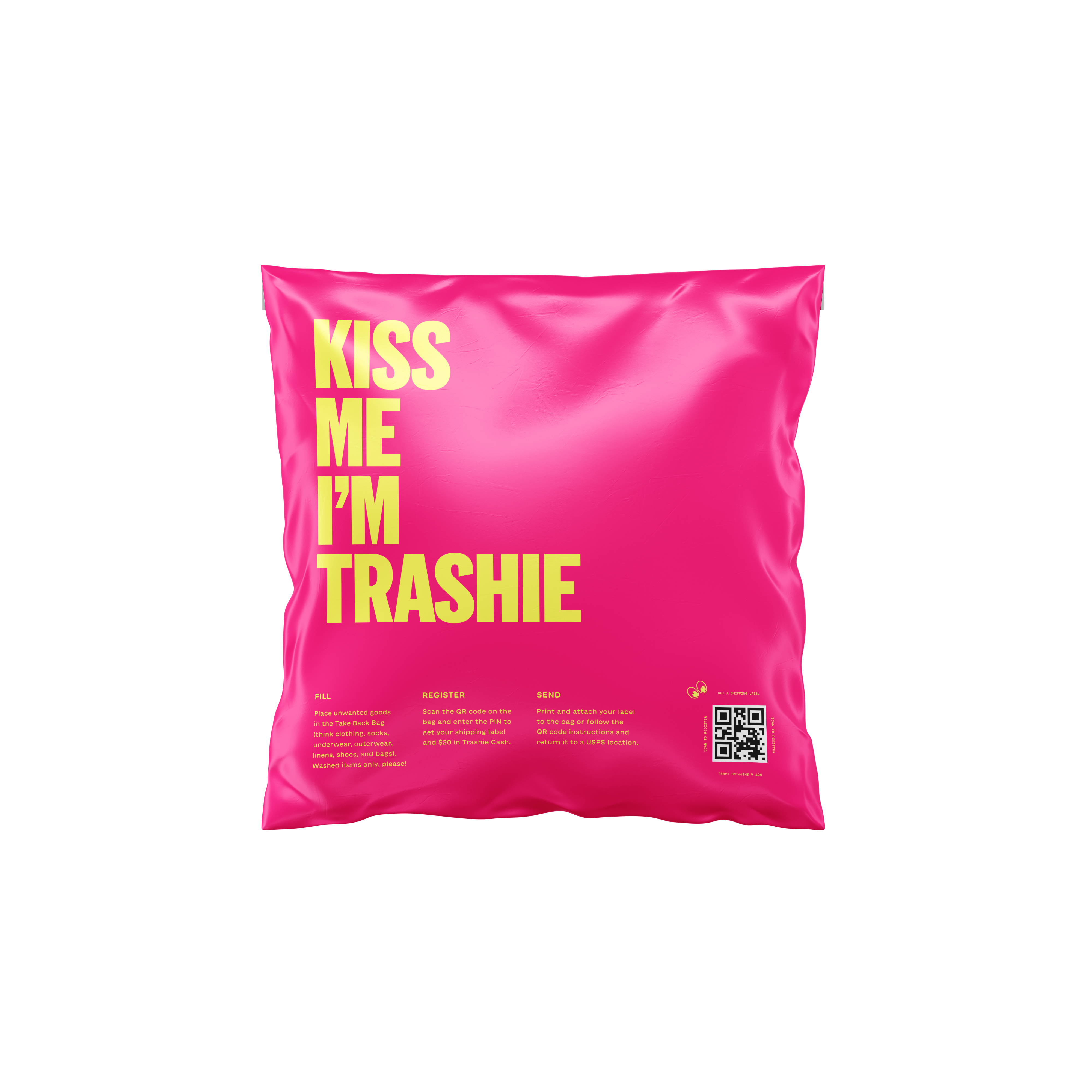 Pink take back bag