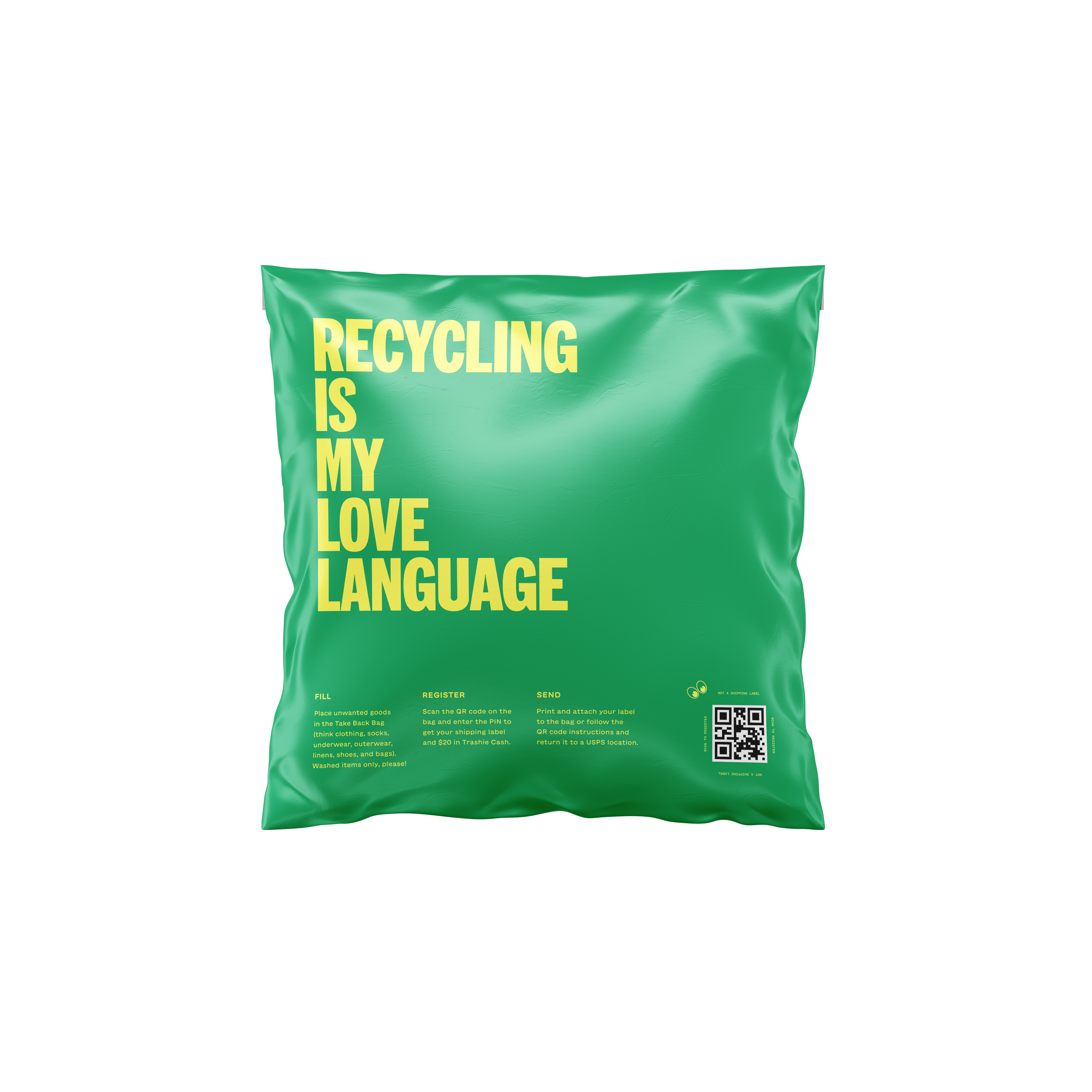 Green take back bag