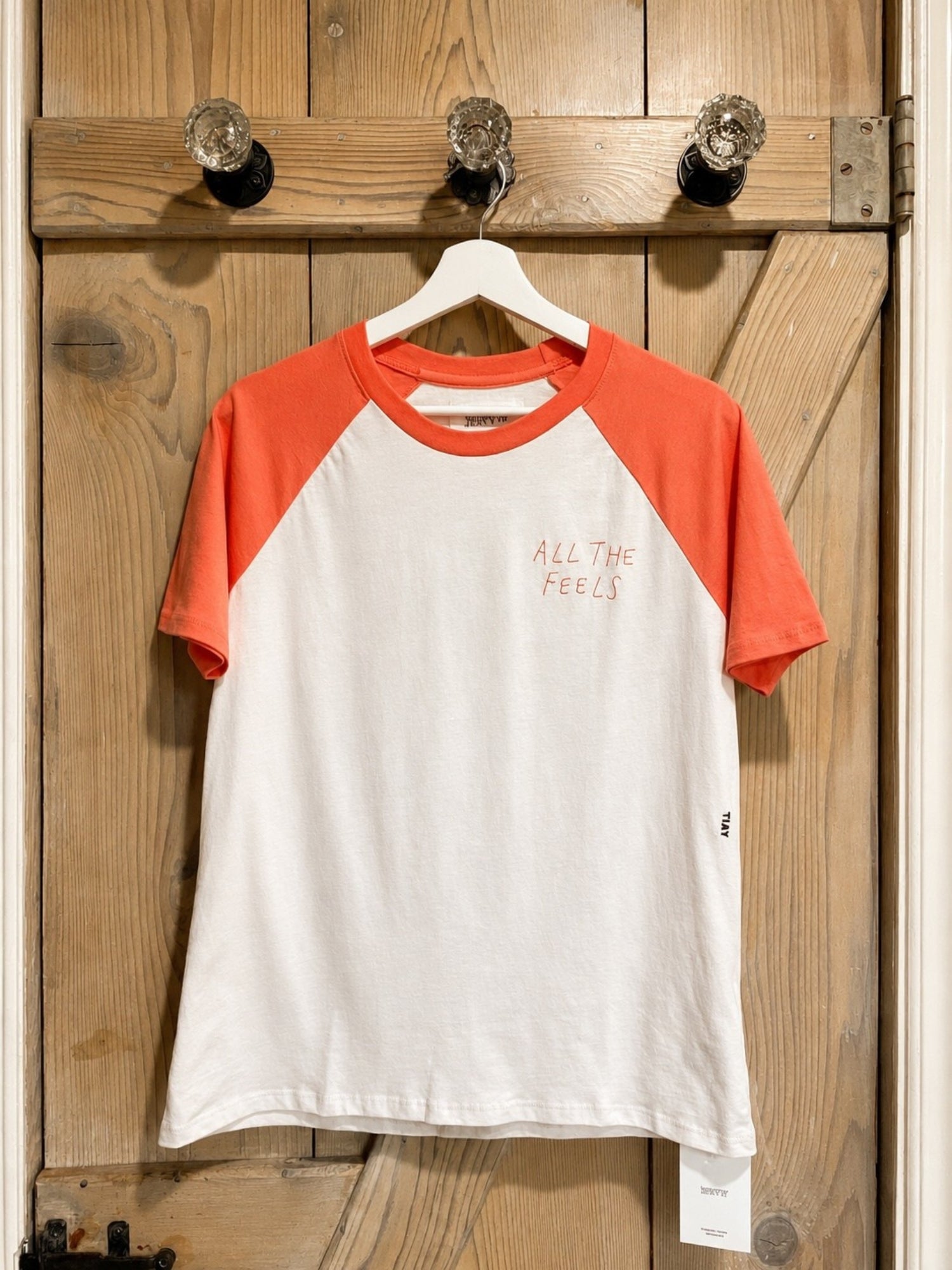 ALL THE FEELS - Short Sleeve Raglan Baseball T-Shirt