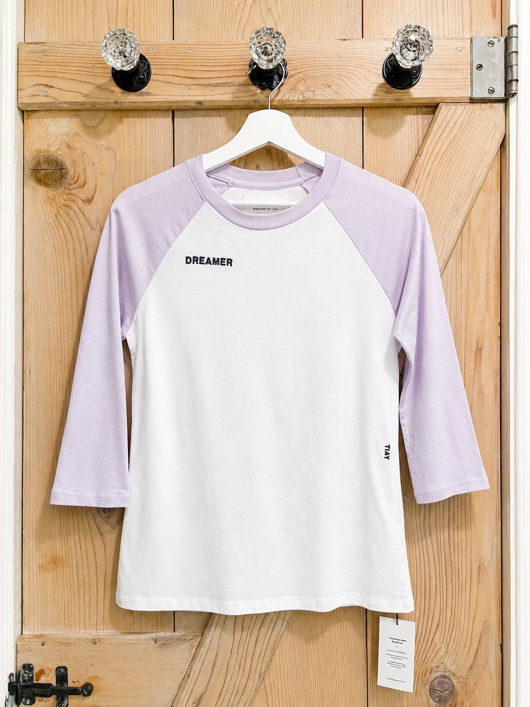 DREAMER - Slim Fit Premium Heritage Raglan Baseball T-Shirt