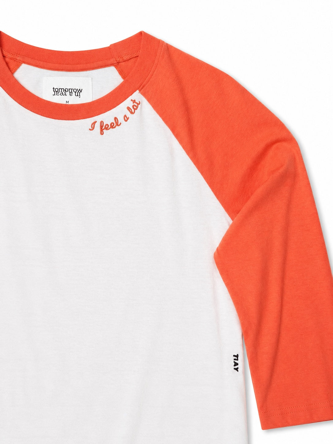 I FEEL A LOT - Relaxed-Fit Raglan Baseball T-shirt