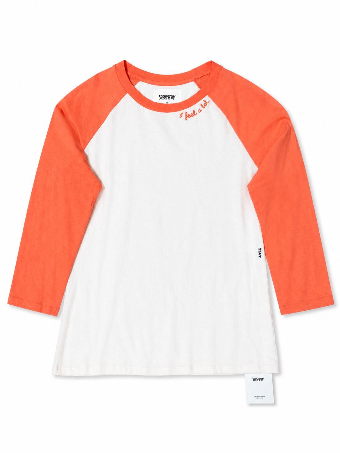 I FEEL A LOT - Relaxed-Fit Raglan Baseball T-shirt