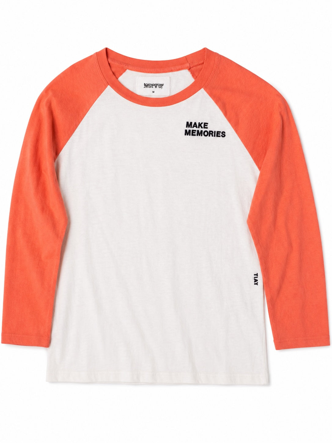 MAKE MEMORIES - Relaxed-Fit Raglan Baseball T-shirt