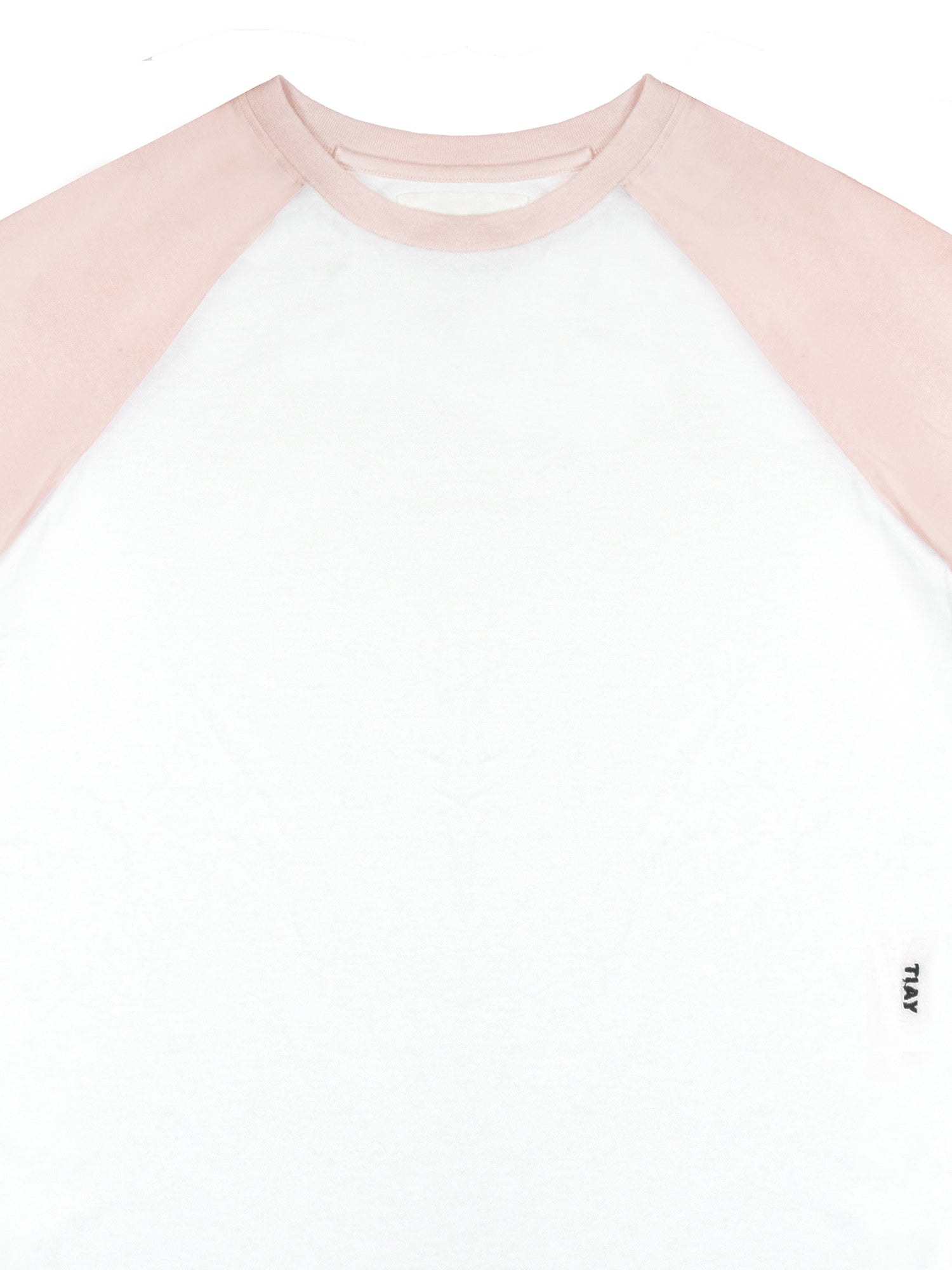 Round neck baseball tee