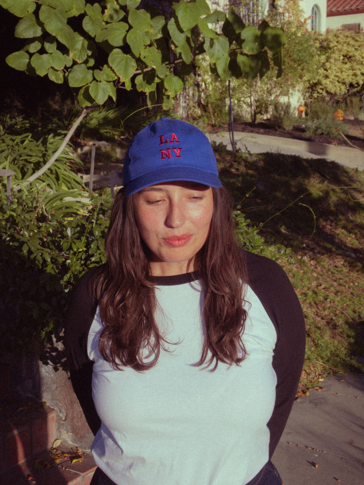 LA NY Baseball Hat - Royal Blue/Rouge