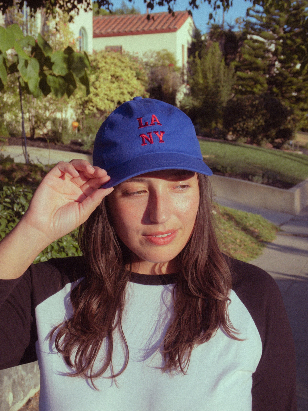 LA NY Baseball Hat - Royal Blue/Rouge