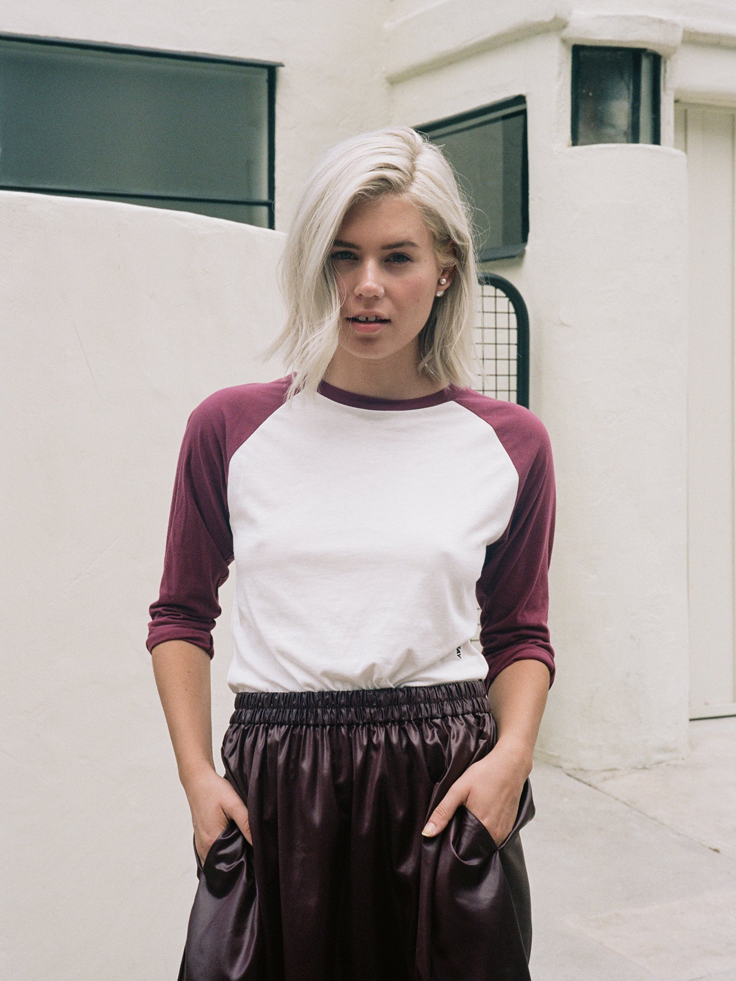 women's baseball raglan tee